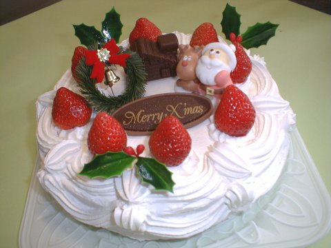 風林堂のクリスマスケーキ：画像